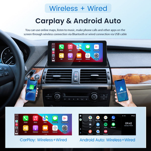 หน้าจอแสดงผลมัลติมีเดีย HFmidia ขนาด 12.3 นิ้ว สำหรับ BMW X5 E70 X6 E71 E72 ระบบ CCC CIC รองรับ Wireless CarPlay และ Android Auto เครื่องเล่นวิดีโอในรถยนต์ - Product Image 3