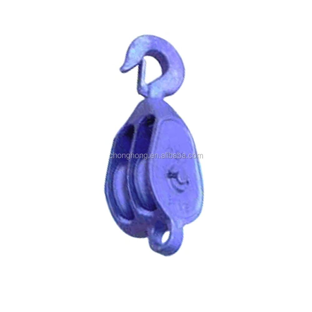 SucceBuy 2 Pezzi 11T Snatch Block Adatta 0,55 "/14 Mm Corda Sintetica O Maniglie Morbide Puleggia Per Verricello Per Camion Trattore ATV E UTV