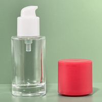 Pompe à dentifrice en plastique de 18 mm, buse de pulvérisation externe, couvercle double couche moulé par injection, tête de pompe à pression pour lotion et huile essentielle