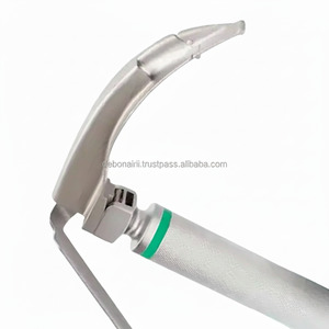 Laringoscopio eléctrico McCoy de fibra óptica: componentes de acero de laringoscopio de video ENT profesional médico para vías respiratorias avanzadas - Product Image 1