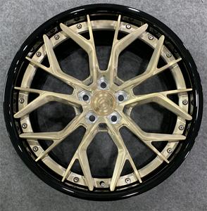 Roues de voiture forgées Offre Spéciale en usine 21 22 23 <span class=keywords><strong>24</strong></span> pouces 2 <span class=keywords><strong>pièces</strong></span> ensemble de roues forgées pour voitures - Product Image 2