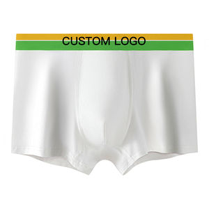 Usine moins cher 95 coton 5spandex haute élasticité doux personnalisé hommes culottes de qualité supérieure pleine grandeur impression plaine boxeurs pour hommes - Product Image 6