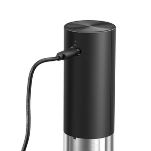 Ensemble ouvre-bouteille électrique en acier inoxydable rechargeable avec tire-bouchon automatique, verseur, bouchon à vide et coupe-capsule - Product Image 3