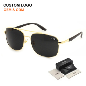 New Arrivals Vintage Metal Frame <b>Shades</b> Pilot Designer Luxury <b>Sun</b> Glasses with High Quality Classic Wholesale Men Sunglasses - Product Image 1