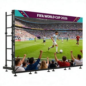 Pantalla LED Curva Creativa para Exteriores IP65 P2.6 P2.9 P3.9, Panel LED de <span class=keywords><strong>Alquiler</strong></span> de 500x500mm, Pantalla LED para <span class=keywords><strong>Eventos</strong></span> Deportivos - Product Image 1