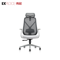 Produits de Foshan maille chaises dos os soutien chaise de bureau en plastique tapis de sol chaise de bureau