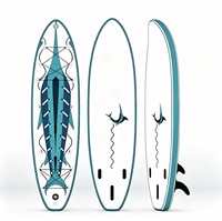 Nouvelle planche à pagaie gonflable de taille moyenne à double couche en EVA certifiée CE pour adultes, planche pour eaux calmes, planche pour débutants, polyvalente