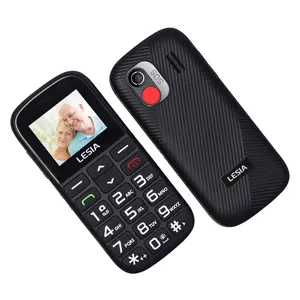 Goedkope Oem 4G Feature Phone Lesia Ez1 Mobiele Telefoons Merk 4G Senior Bar Mobiele Telefoon Voor Ouderen Met Sos