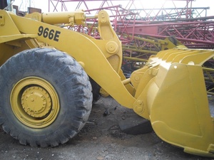 Cargadora de Ruedas 966E Amarilla, Equipo de Construcción de Uso Pesado con Componentes Centrales del Motor, Bomba Hidráulica con Capacidad de Carga Nominal de 7 Toneladas - Product Image 4