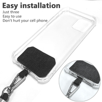 Patch universel pour téléphone portable, lanière pour téléphone portable, corde souple pour téléphone, cordon de suspension pour Xiaomi/Huawei/iPhone