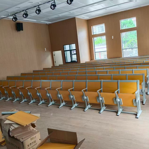 Grossiste en mobilier universitaire : Salle de cours moderne en alliage d'aluminium avec tables et chaises pour amphithéâtre - Product Image 1