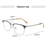 Fabricants de montures optiques, lunettes optiques de haute qualité, monture en titane pur, montures légères, lunettes pour hommes