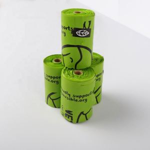 Custom Logo Scented Eco Friendly Biodegradable Pop <b>Bags</b> for Dog Poop <b>Bag</b> With Handle <b>Compostable</b> Dog Poop <b>Bag</b> - Product Image 5
