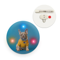 Produits tendance Badges Led petit Gadget clignotant Badge motif personnalisable