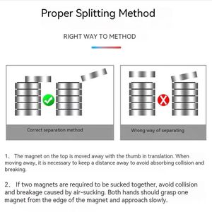 Productos de tierras raras N52 Imán de neodimio Imán permanente Affiche Pizarra de neodimio Decoración magnética Procesamiento de doblado personalizado - Product Image 5