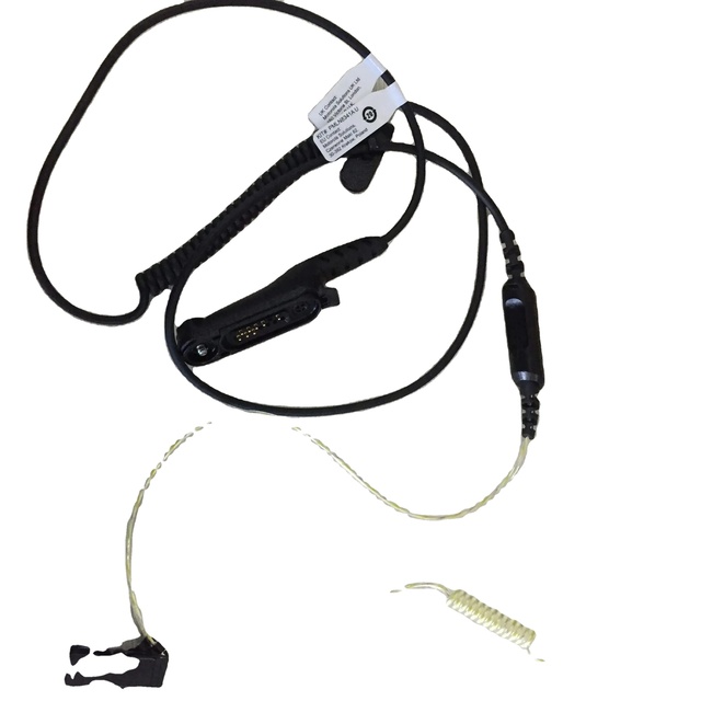 Original PMLN8341 Headset for Motorola R7 Walkie-talkie, Single Wire Transparent Tube Headset