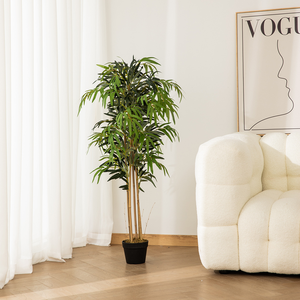180cm Extérieur Faux Bambou Doré Bonsaï <span class=keywords><strong>En</strong></span> <span class=keywords><strong>Pot</strong></span> Écran <span class=keywords><strong>En</strong></span> Bambou Artificiel <span class=keywords><strong>Arbre</strong></span> <span class=keywords><strong>En</strong></span> Bambou Artificiel - Product Image 4
