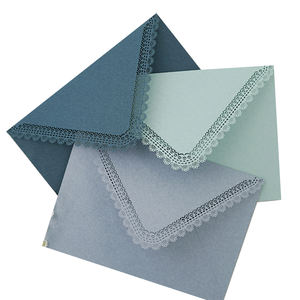 16*11.3cm Enveloppes en papier creuses en <span class=keywords><strong>dentelle</strong></span> vintage Cartes de vœux Invitation de <span class=keywords><strong>mariage</strong></span> <span class=keywords><strong>Enveloppe</strong></span> cadeau en papier Emballage avec <span class=keywords><strong>dentelle</strong></span> - Product Image 1
