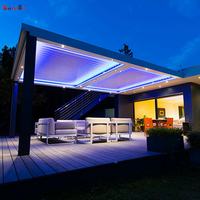 Kits de pérgola de aluminio modernos con el mejor marco recubierto de polvo de arco de sombra de soporte de anclas de patio trasero a la venta