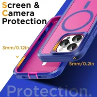 Coques Magnétiques Antichoc pour iPhone 17 16 15 14 Plus 13 12 11 Pro Max – Protection Robuste et Compatible Charge sans Fil