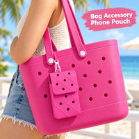 Pochette de téléphone EVA, accessoire, 11,5x3x18,5cm, mini sac à bandoulière perforé imperméable pour la plage et les voyages, vente en gros