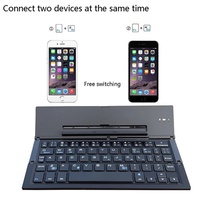 Clavier pliable sans fil avec clavier pliable de poche portable pour téléphone, tablette, ordinateur portable, téléphone
