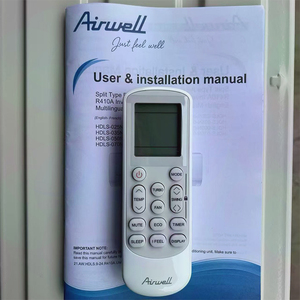 <span class=keywords><strong>Aire</strong></span> Acondicionado Midea para Comercio Exterior, <span class=keywords><strong>Airwell</strong></span> 1.5HP 1.5ton 18000btu DC AC Split Inverter, Refrigeración 220v-50/60hz - Product Image 4