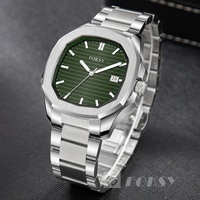 Relojes de Pulsera de Alta Calidad de Lujo de Acero Inoxidable para Caballero, Resistentes al Agua, con Logo Personalizado, Venta al por Mayor