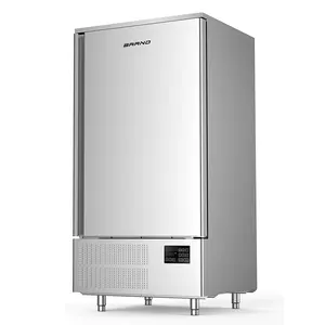 Congelador rápido comercial do refrigerador da explosão do choque de aço inoxidável com CE/ROHS para a cozinha dos peixes