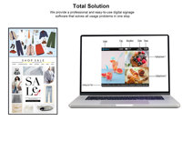 Pantallas de Publicidad Digital HDFocus de 32, 43, 55, 65 y 86 Pulgadas para Escaparate, Pantalla LCD de Alto Brillo para Tiendas Minoristas, Comercios y Hoteles