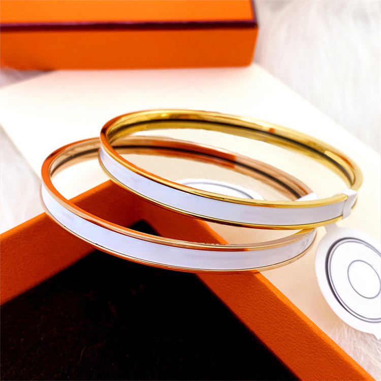 stainless steel plain bracelet