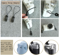 Sangle d'appareil photo à dégagement rapide, boucle de réglage latérale rapide, boucle en plastique à dégagement rapide, connecteur QD, adaptateur, cordon, sangle de téléphone