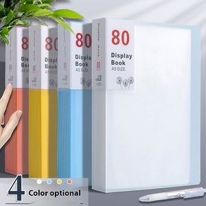 Factory Wholesale Display Book A5 Candy-Color Information Booklet 20/30/40/60 Pockets Pp Clear Pocket Plastic <b>File</b> <b>Folder</b> - Product Image 3