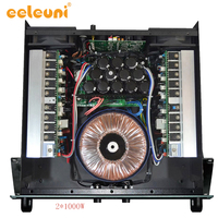 Nouvelle conception 2U 2 canaux 900W Amplificateur de puissance classe H 	   Matériel sonore pour concert en plein air
