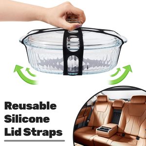 Sangle <span class=keywords><strong>de</strong></span> fixation en caoutchouc pour couvercle <span class=keywords><strong>de</strong></span> marmite 678 Quart Hamilton Beach <span class=keywords><strong>Crock</strong></span> <span class=keywords><strong>Pot</strong></span> Slow Cooker WHT, modèle 2026, pour maintenir le couvercle en place - Product Image 5