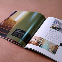 Vente en gros design personnalisé de luxe a5 mini papier triple livre de catalogue de produits passeport plié livret service d'impression de brochures