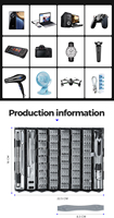 Kit d'embouts de tournevis magnétique professionnel 126 en 1 jeu de tournevis de précision pour Kit d'outils de réparation d'ordinateur portable de téléphone