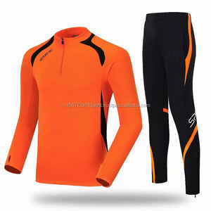 Conjunto de Fútbol Otoño-Invierno para Niños, Pantalones Ajustados Personalizados con Media Cremallera, Ropa Deportiva para Niños y Niñas, Jersey de Manga Larga para Entrenamiento y Running - Product Image 2