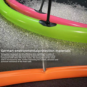 Cámara de Aire para <span class=keywords><strong>Bicicleta</strong></span> Ecológica de TPU 20x1 1/8x1 3/8 16/18x1.6/1.75 20x2.1/2.5 20x3.0 20x3.5/4.0/4.5 650C 700C para <span class=keywords><strong>Bicicleta</strong></span> de Montaña/Carretera/BMX - Product Image 6