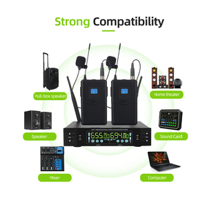RAYHAYES KU-210 Microphone sans fil à double casque Microphone réglable Fréquence du microphone Volume Microphone UHF <span class=keywords><strong>pour</strong></span> l'enseignement - Product Image 5