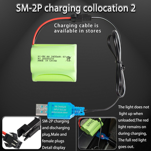 Factory Nimh <strong>6v</strong> 2400mah Rechargeable <strong>Ni-MH</strong> AA <strong>Batteries</strong> <strong>Pack</strong> for Bulldozer Remote Control Toys Boy Car Rc Car and Truck <strong>Battery</strong> - Product Image 6
