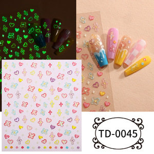 สติ๊กเกอร์ติดเล็บ 5 มิติ ลายนูนแบบเจลลี่ DIY เนื้อนุ่ม สำหรับเด็ก ของใช้เครื่องเขียนสร้างสรรค์ ลดราคา - Product Image 5