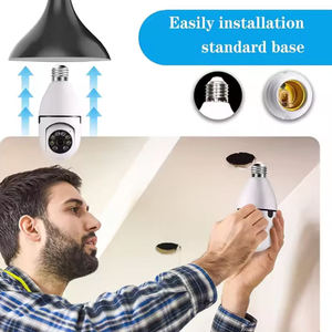 Panorama WLAN Kabellose <span class=keywords><strong>IP</strong></span> 1080P Kamera Nachtsicht PTZ Sicherheits-CCTV Innen-Glühbirnenkamera für Zuhause Baby- und Haustierüberwachung - Product Image 5