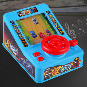 Jouet éducatif pour enfants à piles, Mainan Anak, <span class=keywords><strong>voiture</strong></span> <span class=keywords><strong>de</strong></span> <span class=keywords><strong>course</strong></span> avec volant caché, grande aventure - Product Image 4