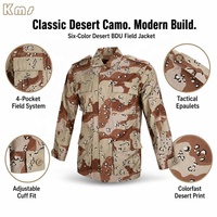 Uniformes tactiques KMS en gros, vêtements de chasse en plein air, camouflage tactique, uniforme tactique BDU, camouflage désertique