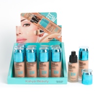 Fond de teint liquide mat 3 couleurs pour tous types de peau Texture douce et soyeuse Créer une peau parfaite