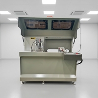 Scie à découper les coins de profilés de fenêtres et de portes en aluminium à commande PLC automatique pour la fabrication de connecteurs en aluminium