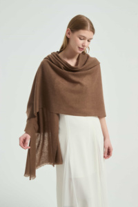 <span class=keywords><strong>Écharpe</strong></span>-châle en <span class=keywords><strong>cachemire</strong></span> pur 100% de Mongolie intérieure, longue, unie, respirante, tricotée pour femmes, multi-usages, toutes saisons, voyage - Product Image 5