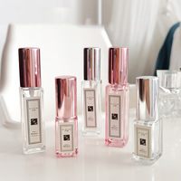 Flacon de parfum en verre blanc de haute qualité, gravé à l'acide, transparent, rechargeable, anti-fuite, 100 ml, vente en gros d'usine