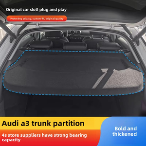 Pour <span class=keywords><strong>Audi</strong></span> A3 2013-2026, étagère de <span class=keywords><strong>coffre</strong></span> arrière, couverture de <span class=keywords><strong>coffre</strong></span> spéciale, cloison de <span class=keywords><strong>coffre</strong></span> arrière - Product Image 4